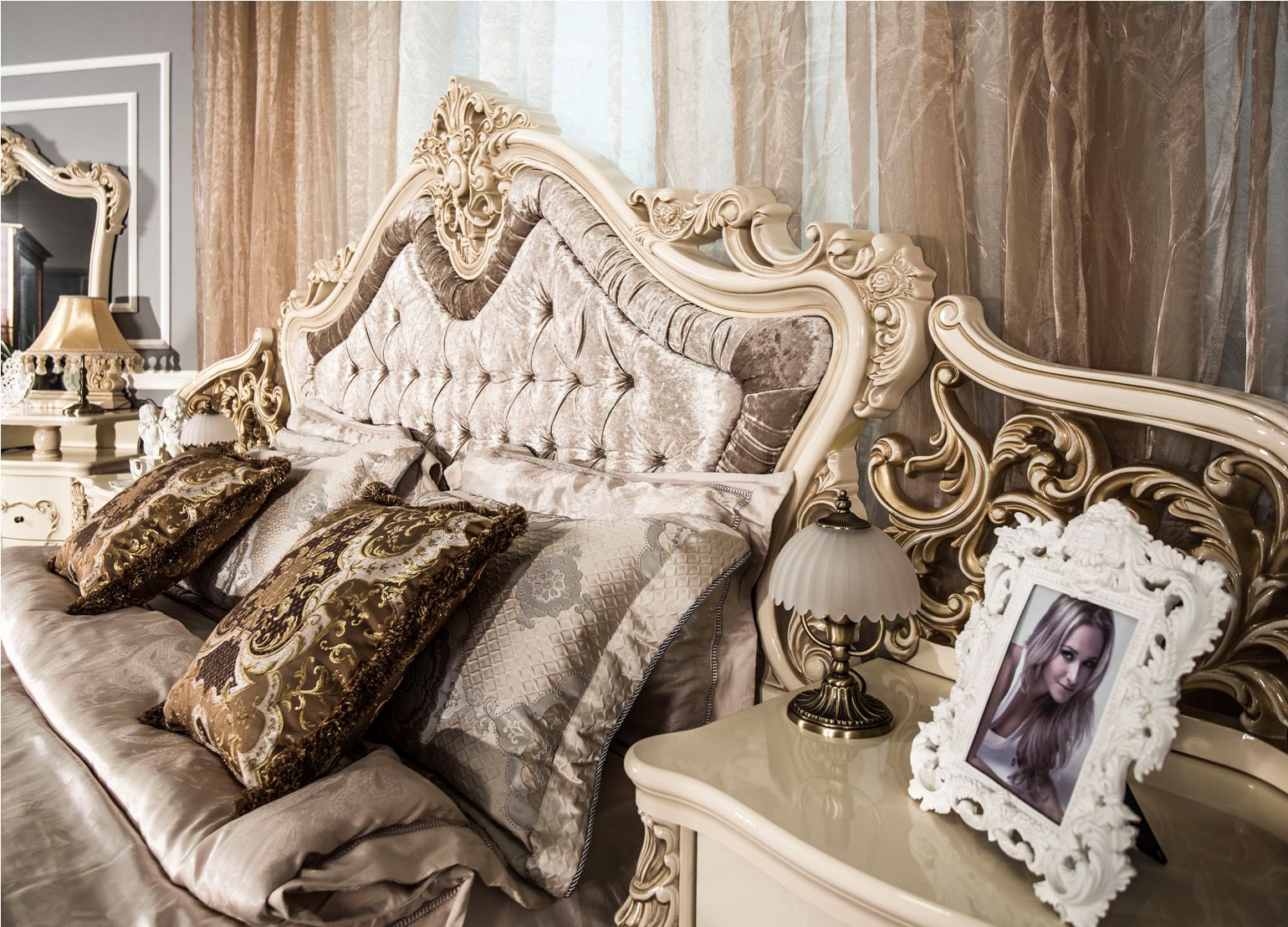 Купить Спальня Джоконда с 5-дверным шкафом в интернет-магазине мебели ТК Аватара - фото