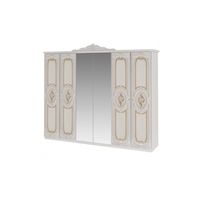 Шкаф Роза беж 6-дверный ИнтерДизайн - фото